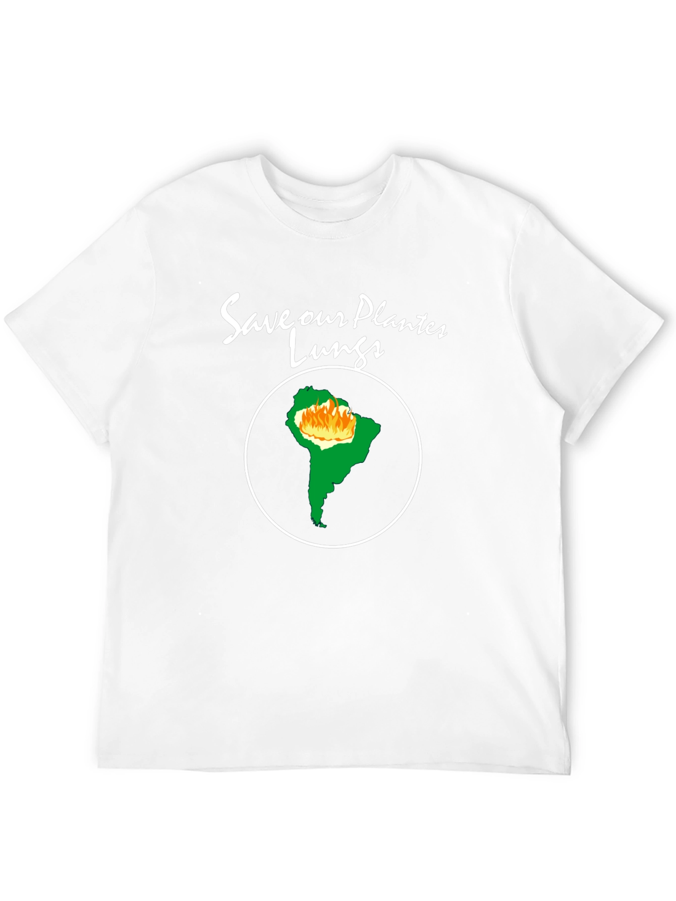 Camiseta Negra - Salva Nuestros Pulmones