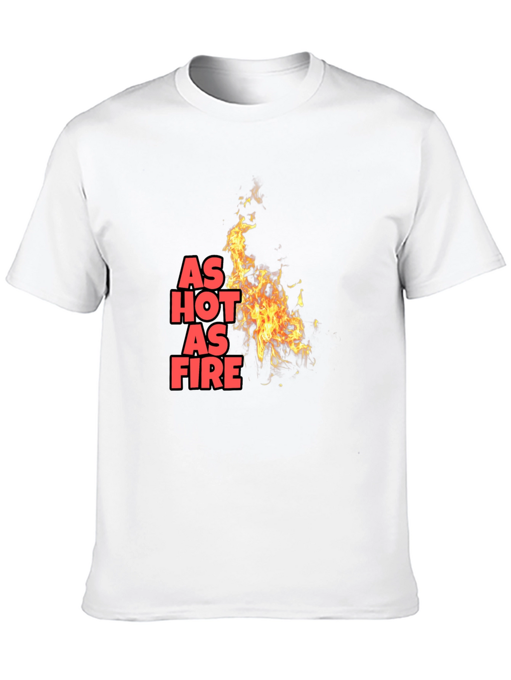 Camiseta Negra As Hot As Fire