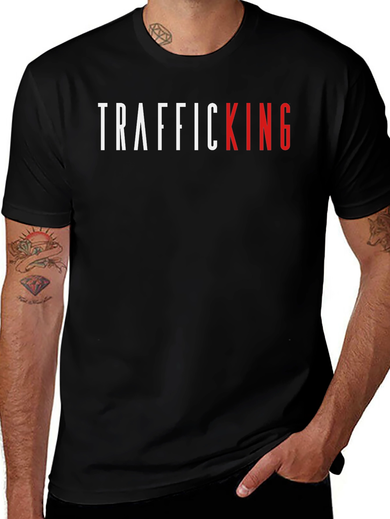 Camiseta Hombre Traffic King - Estilo Urbano