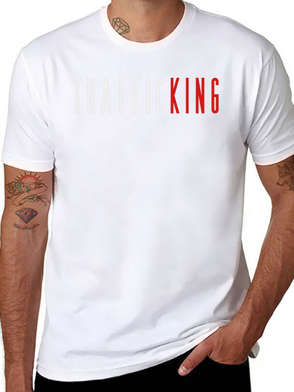 Camiseta Hombre Traffic King - Estilo Urbano