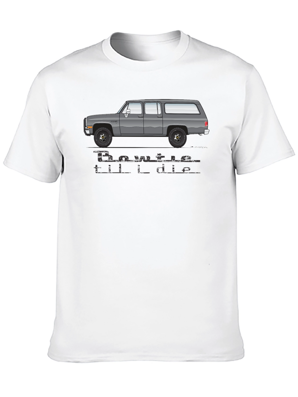 Camiseta Negra Bowtie Til I Die Clásica