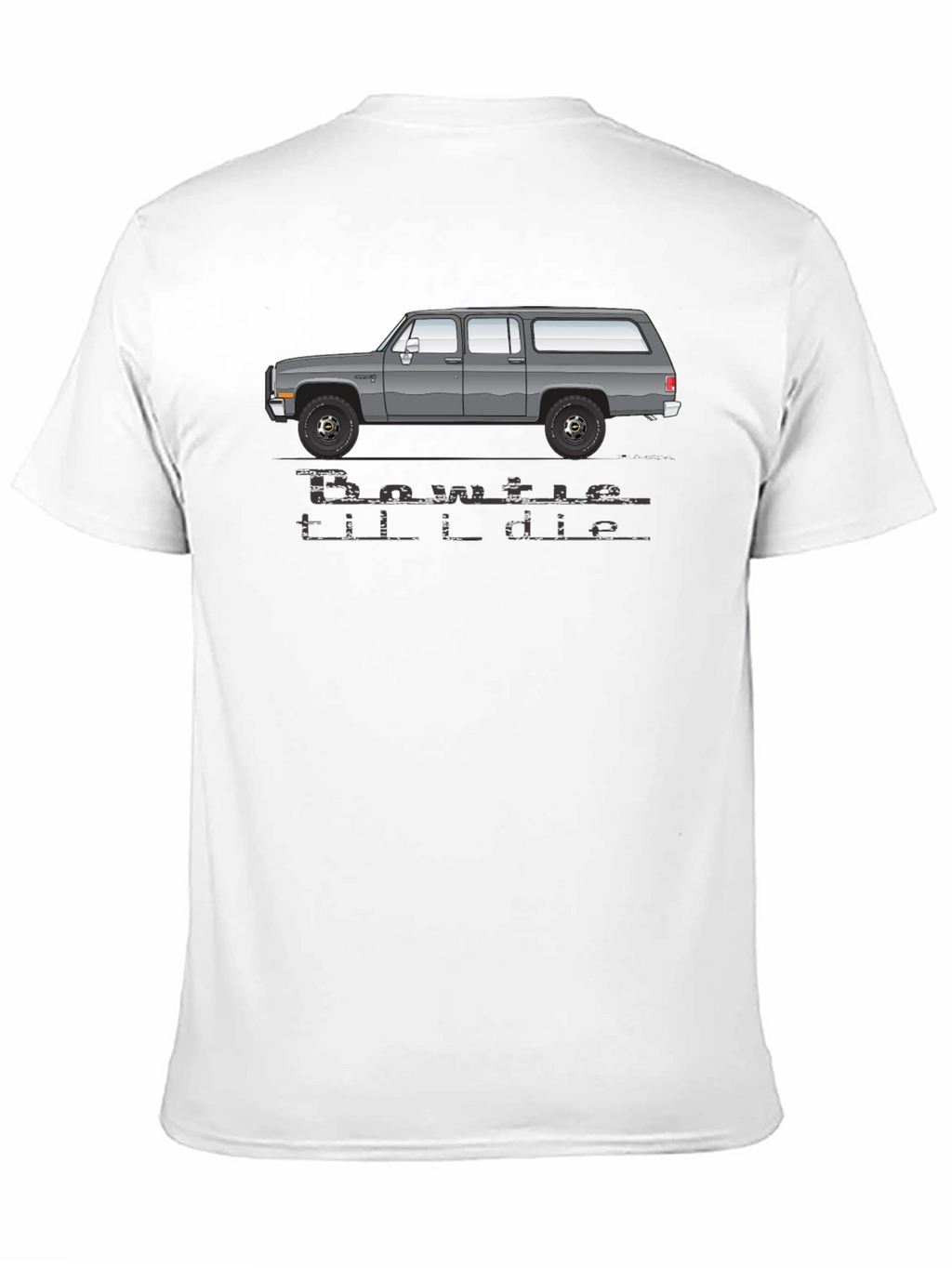 Camiseta Negra Bowtie Til I Die Clásica