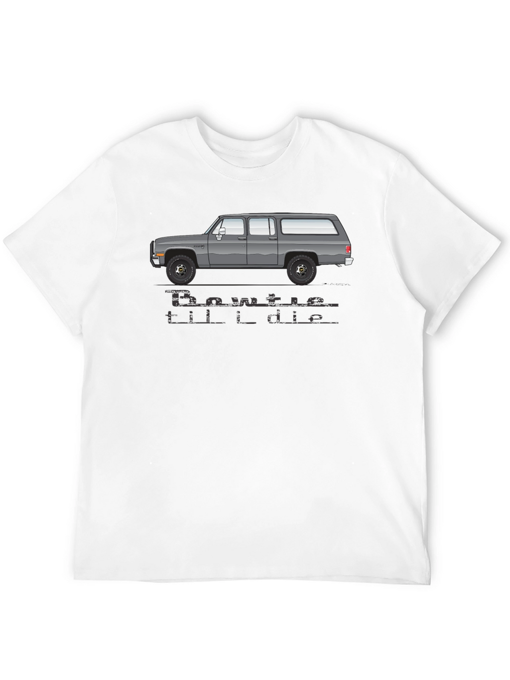 Camiseta Negra Bowtie Til I Die Clásica