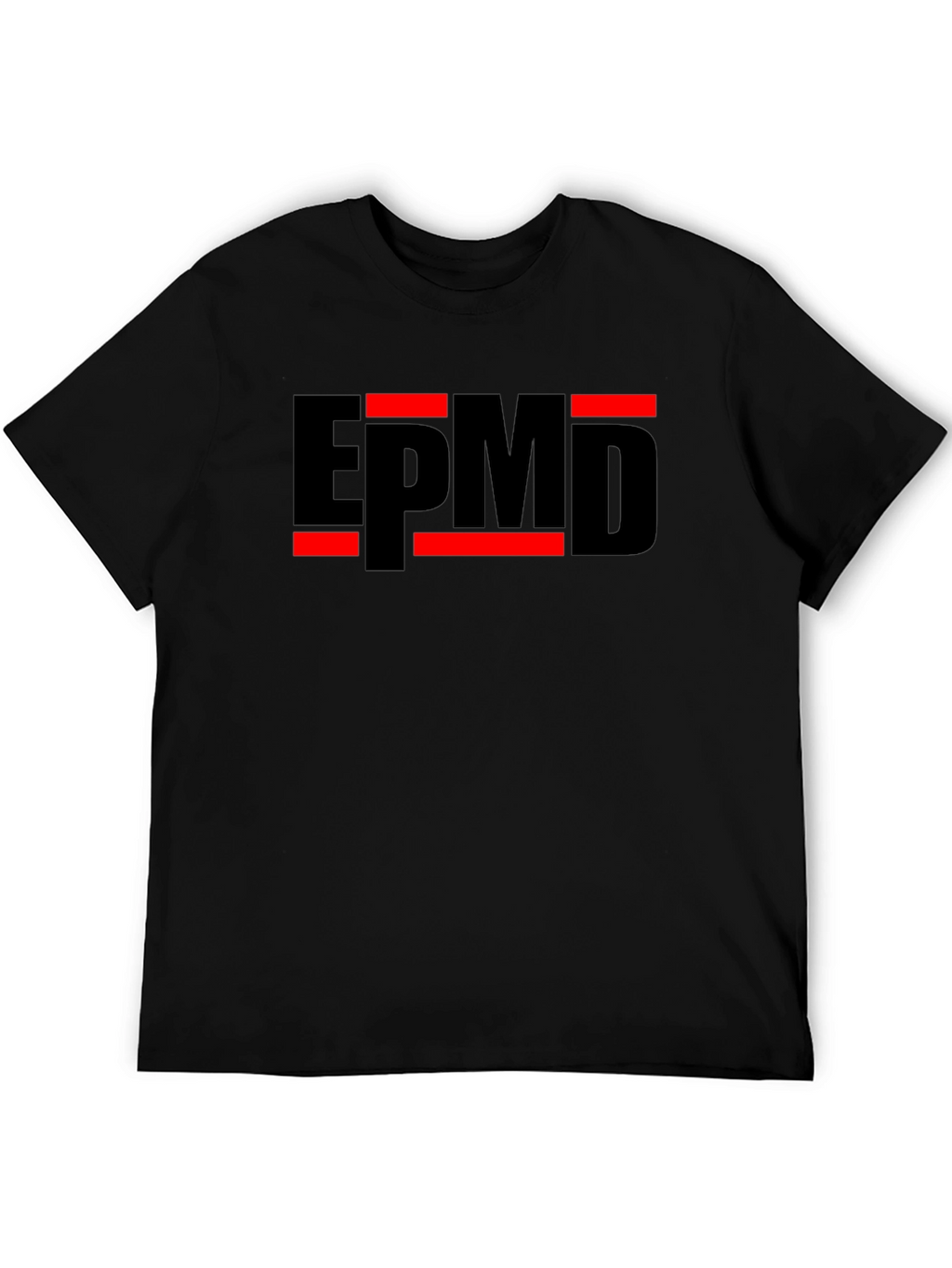 Camiseta EPMD Negra con Diseño Gráfico
