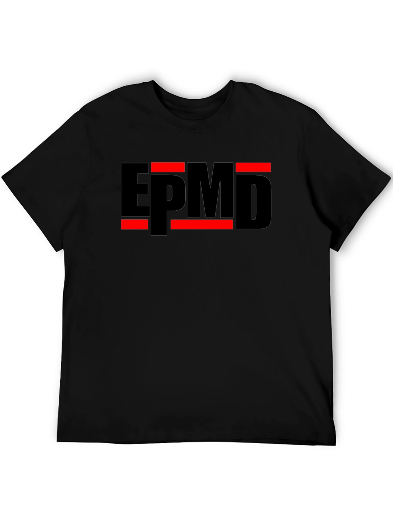 Camiseta EPMD Negra con Diseño Gráfico