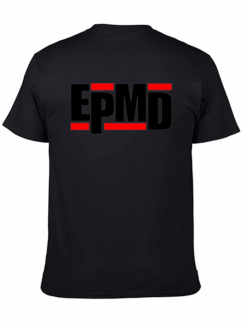 Camiseta EPMD Negra con Diseño Gráfico