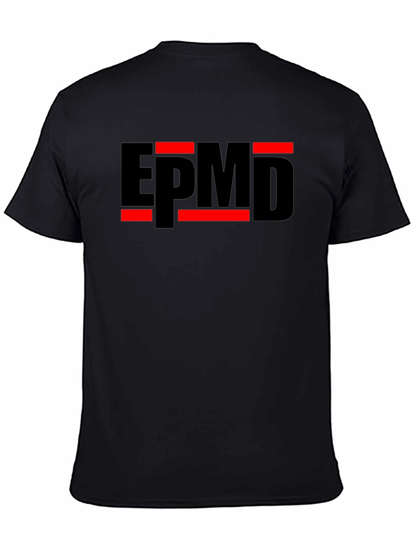 Camiseta EPMD Negra con Diseño Gráfico