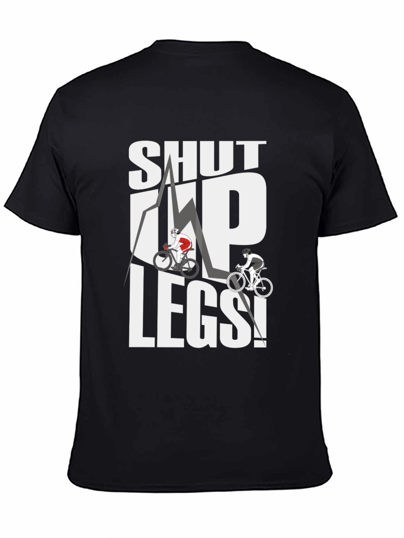 Camiseta Negra Ciclismo Shut Up Legs!