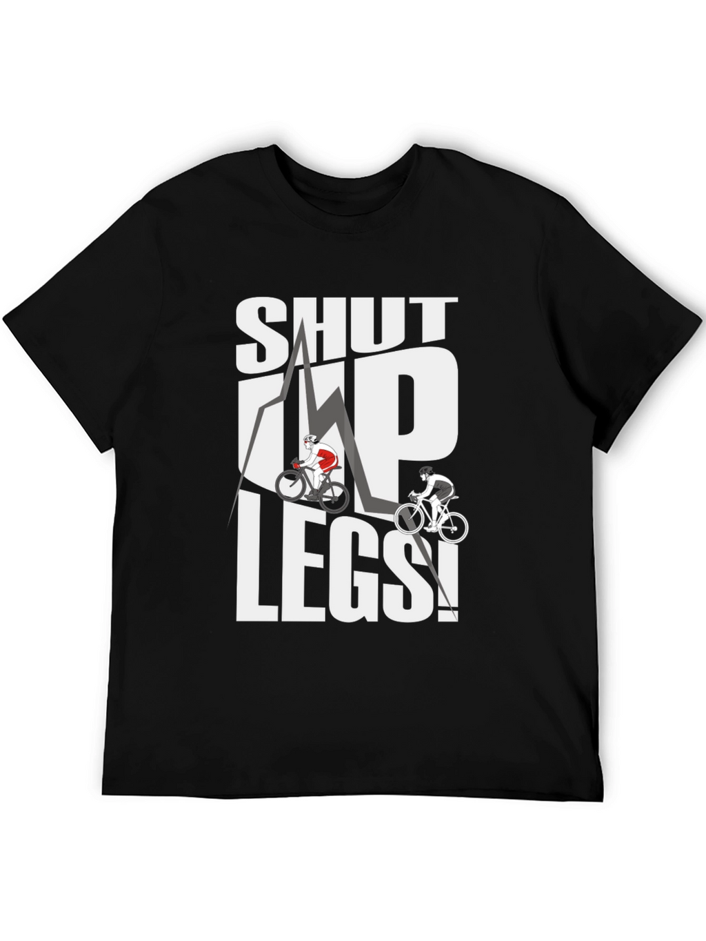 Camiseta Negra Ciclismo Shut Up Legs!