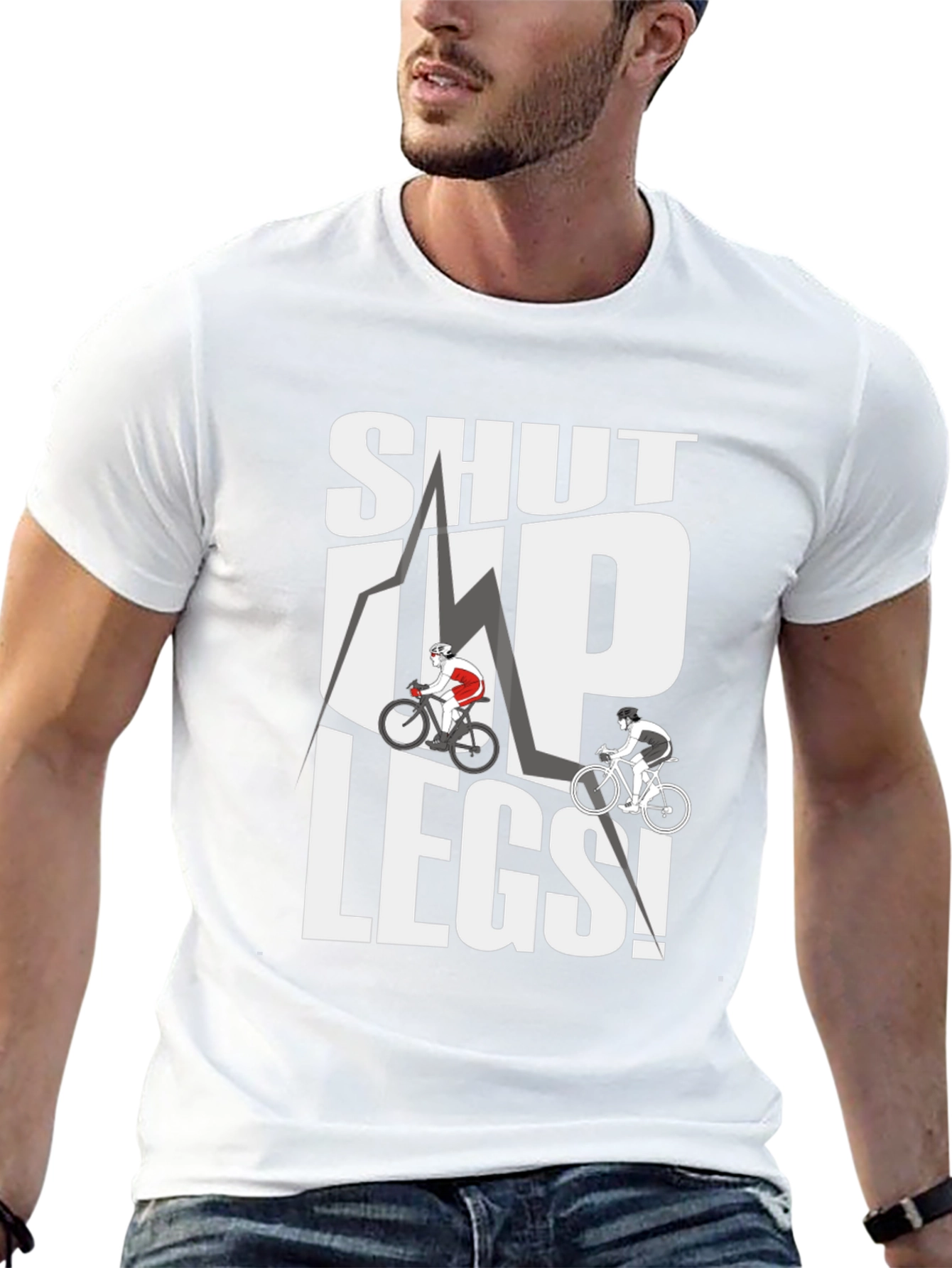 Camiseta Negra Ciclismo Shut Up Legs!