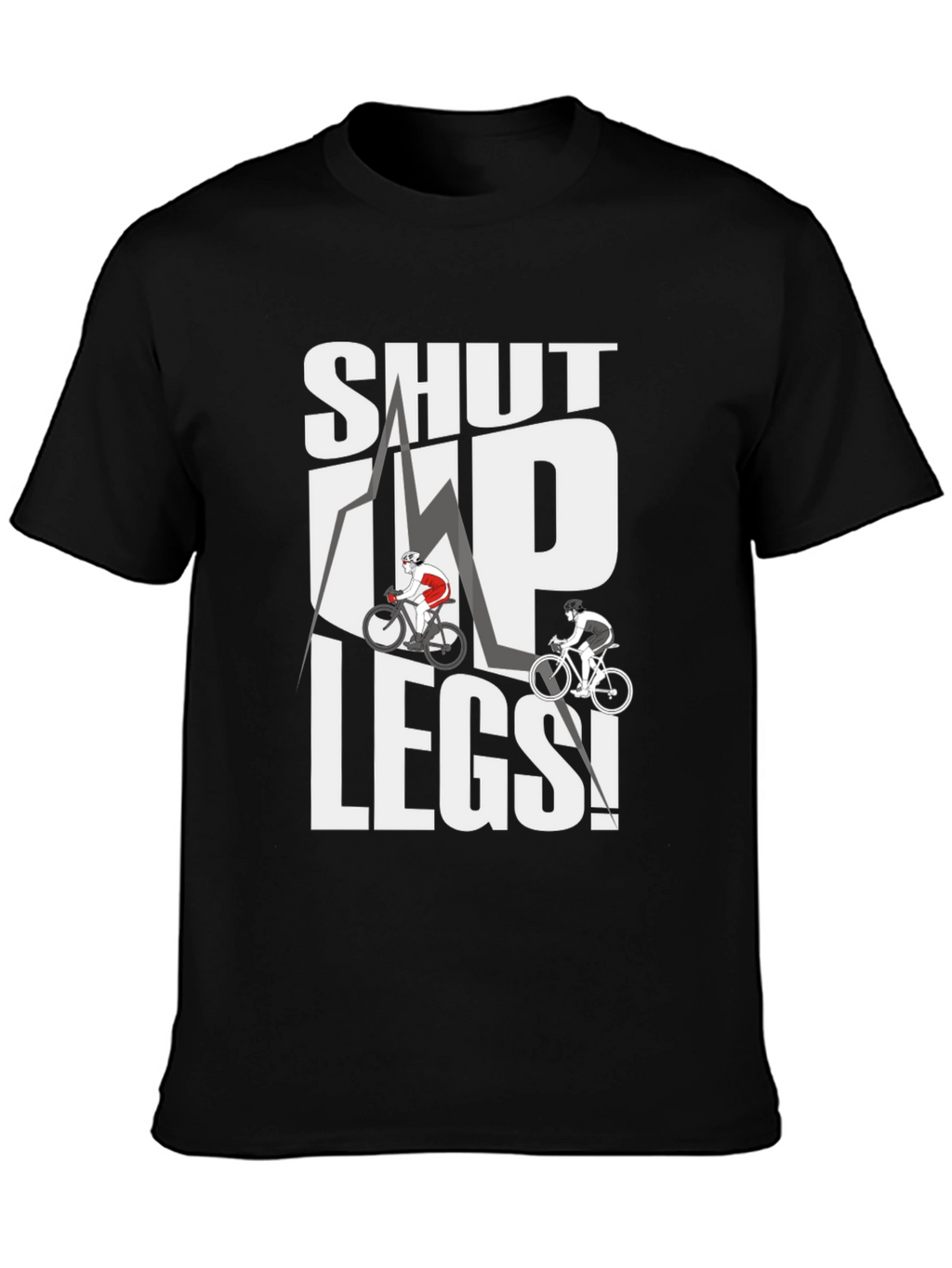 Camiseta Negra Ciclismo Shut Up Legs!