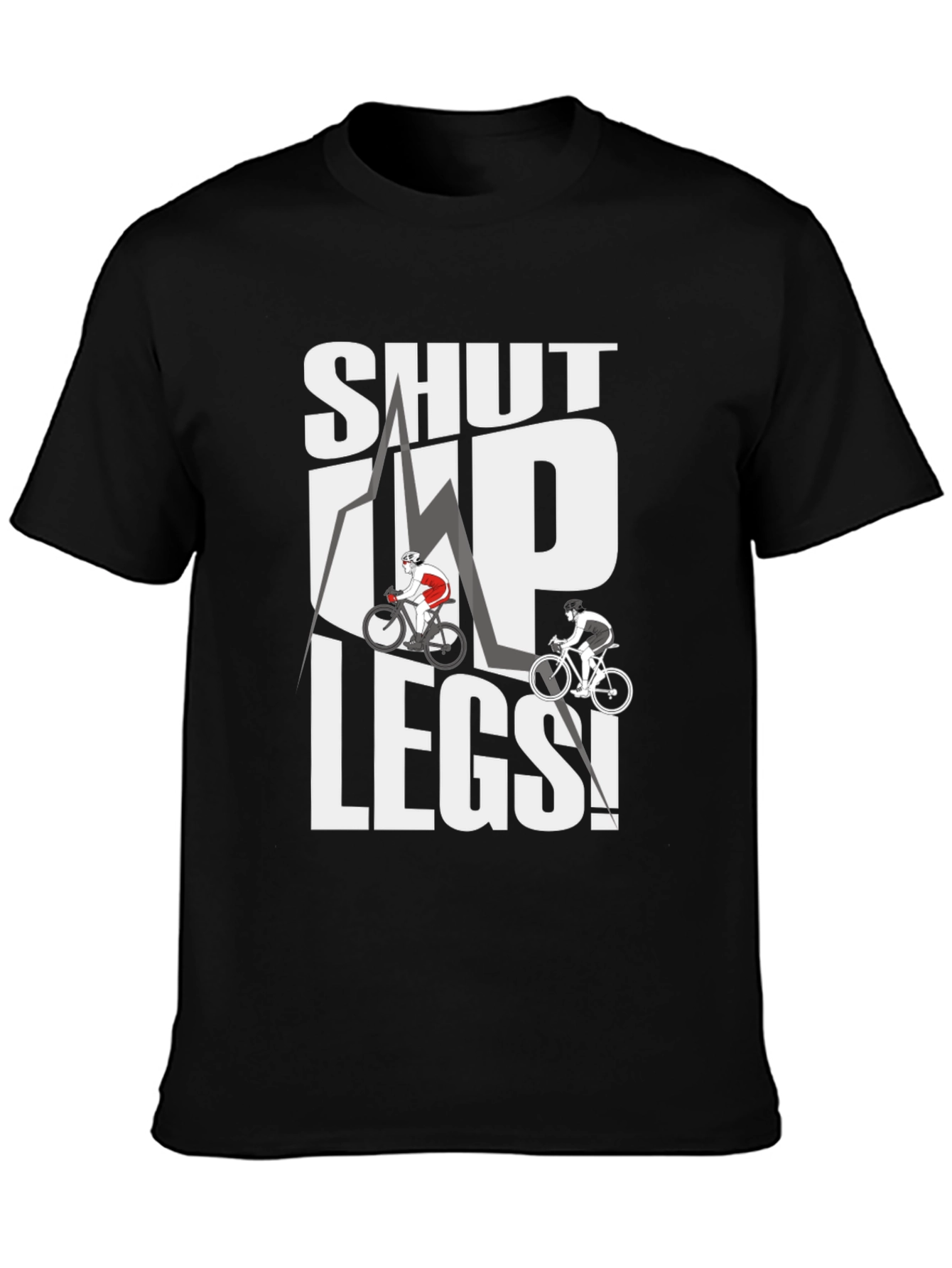 Camiseta Negra Ciclismo Shut Up Legs!