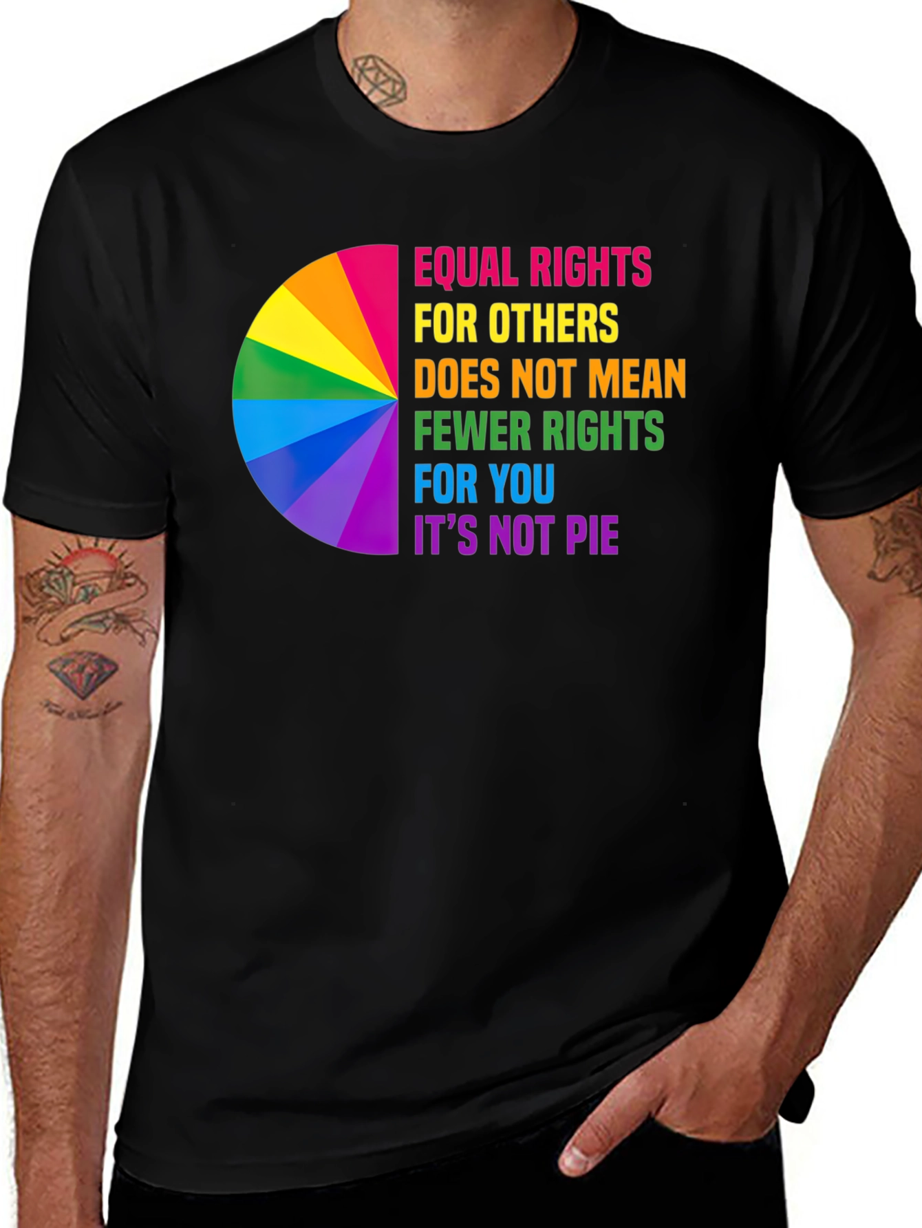 Camiseta Igualdad Derechos LGBT - No es Pastel