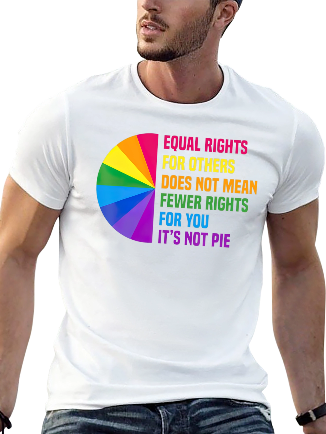 Camiseta Igualdad Derechos LGBT - No es Pastel
