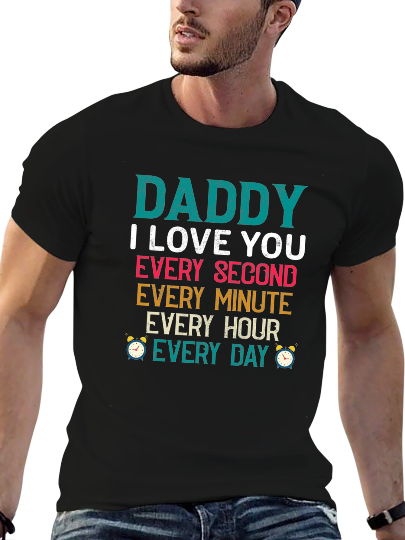 Camiseta Daddy I Love You para Hombre