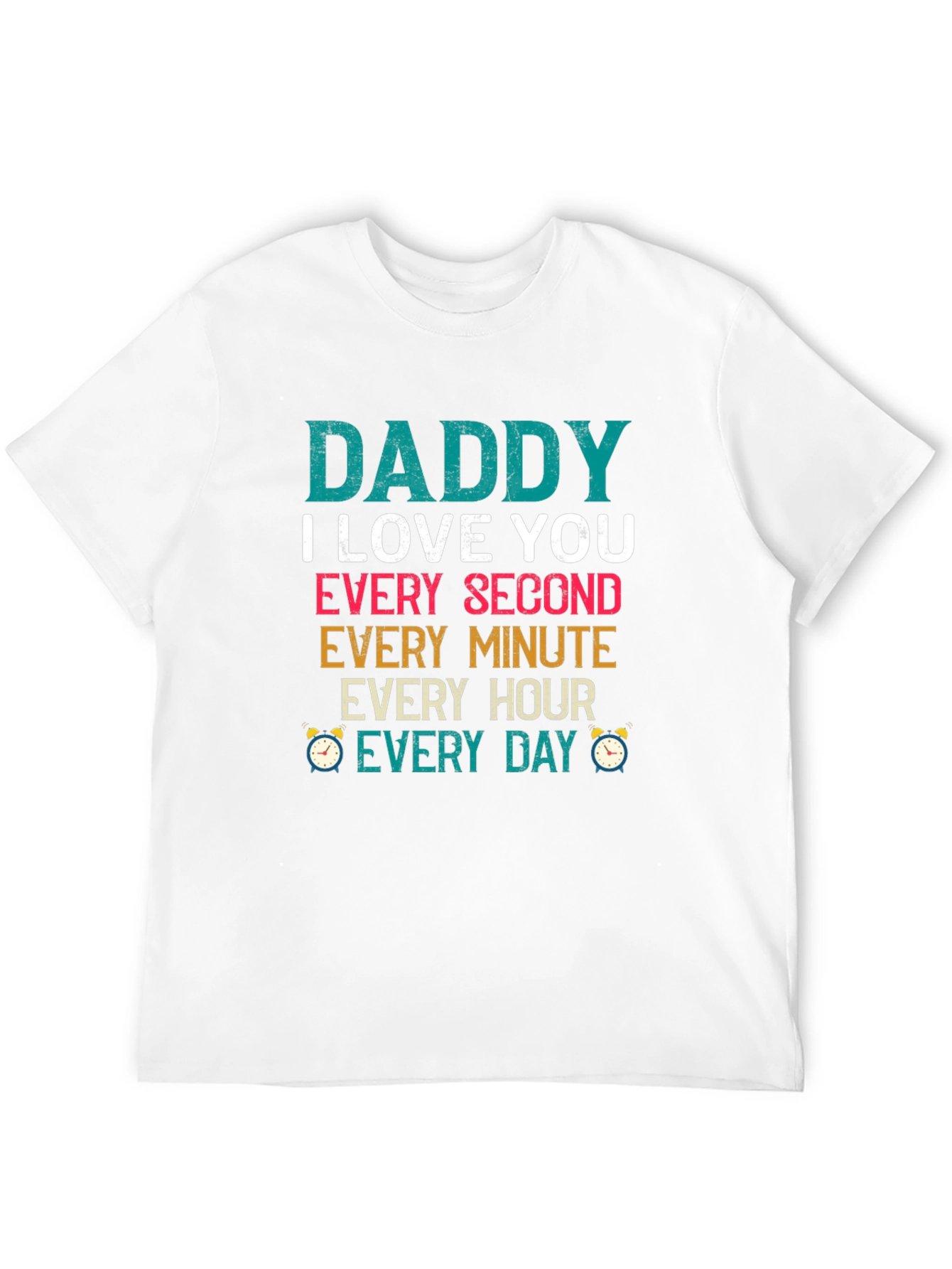 Camiseta Daddy I Love You para Hombre