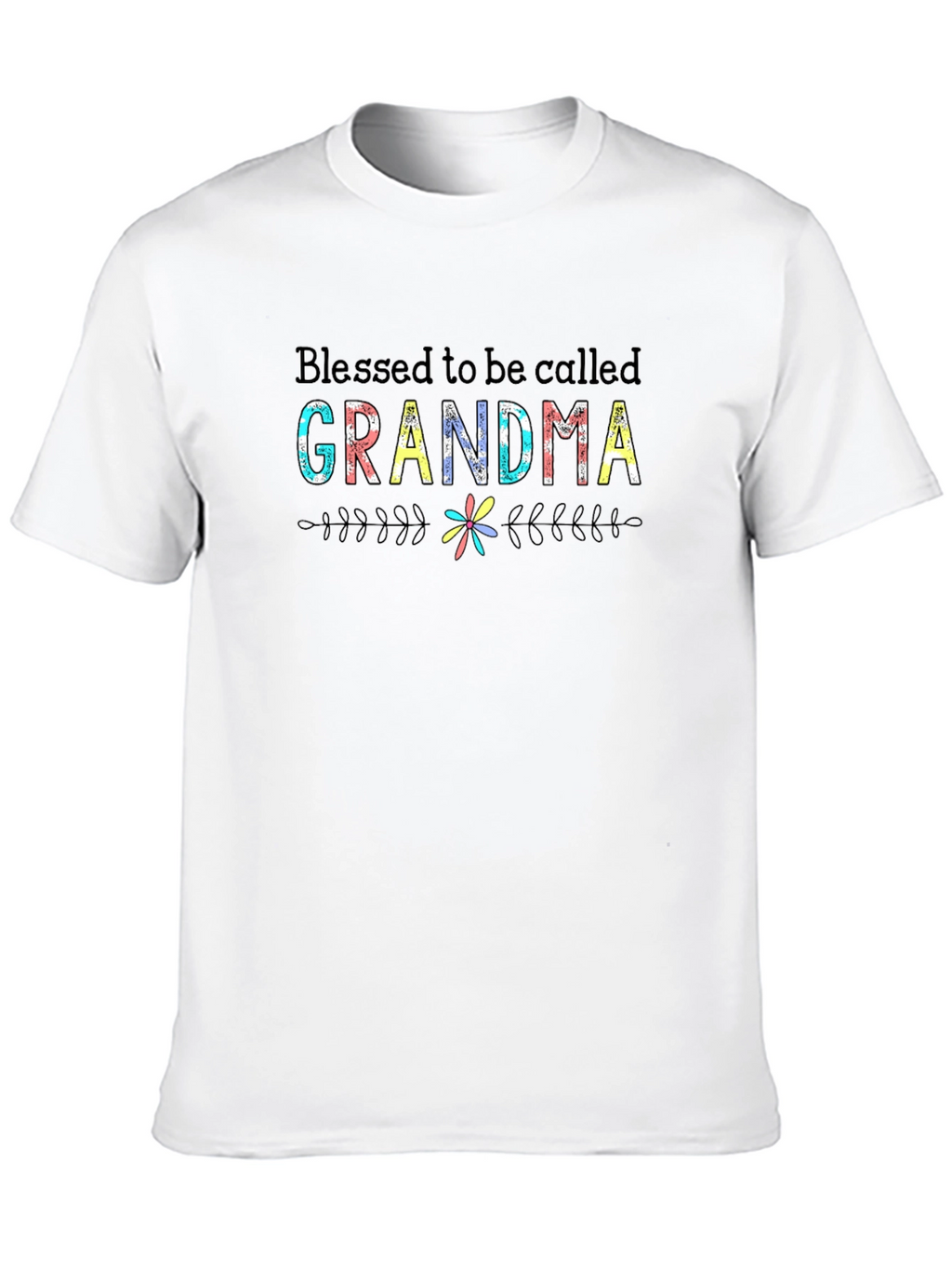 Camiseta Negra Blessed to be Called Grandma