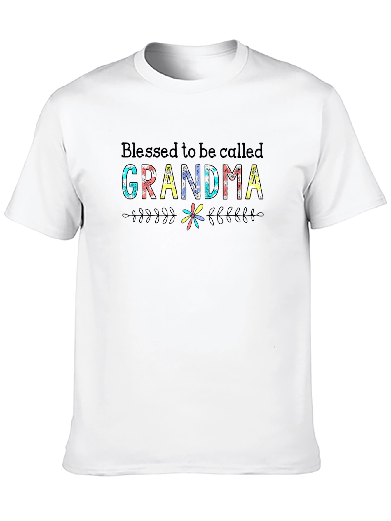 Camiseta Negra Blessed to be Called Grandma