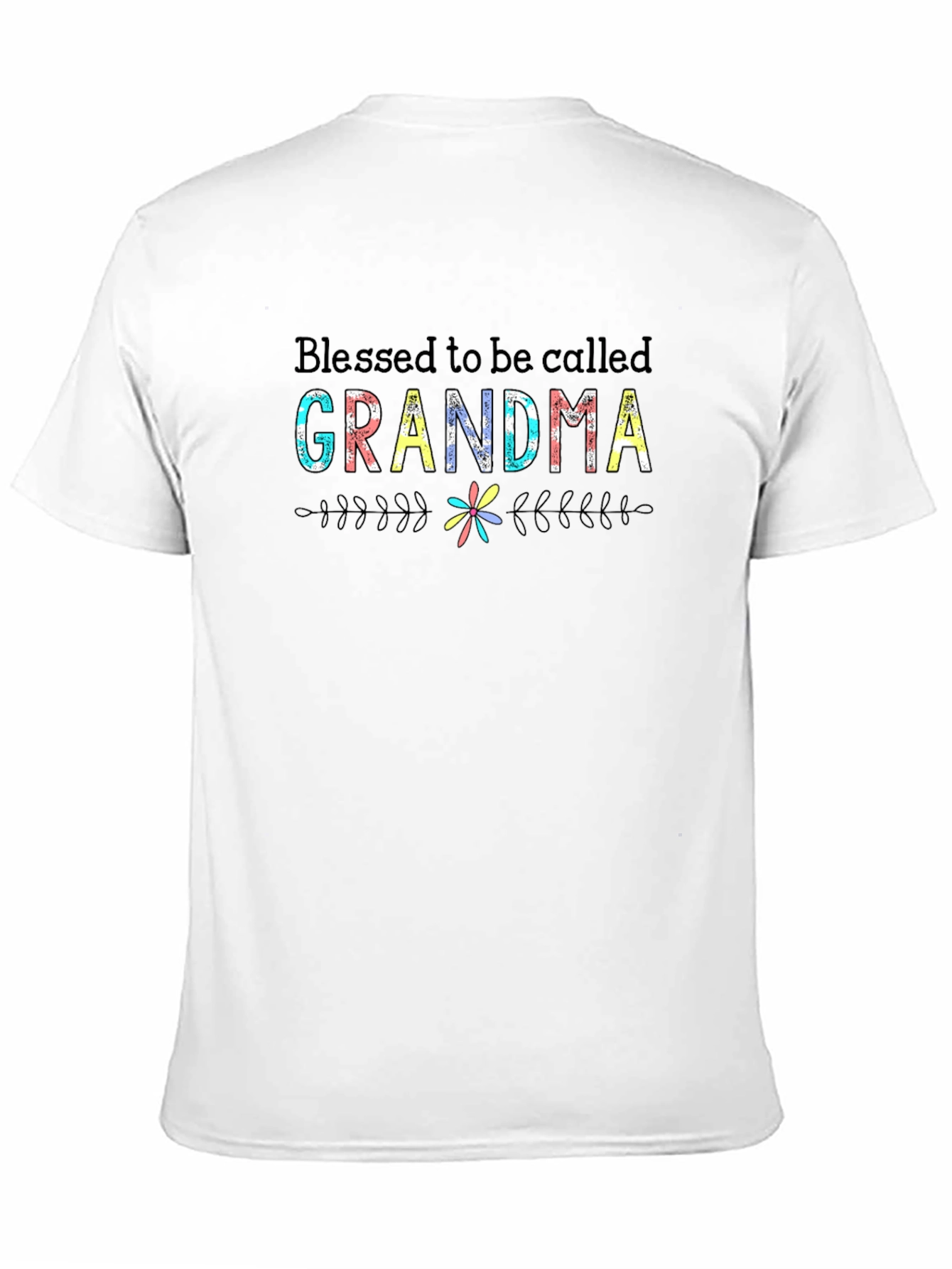 Camiseta Negra Blessed to be Called Grandma