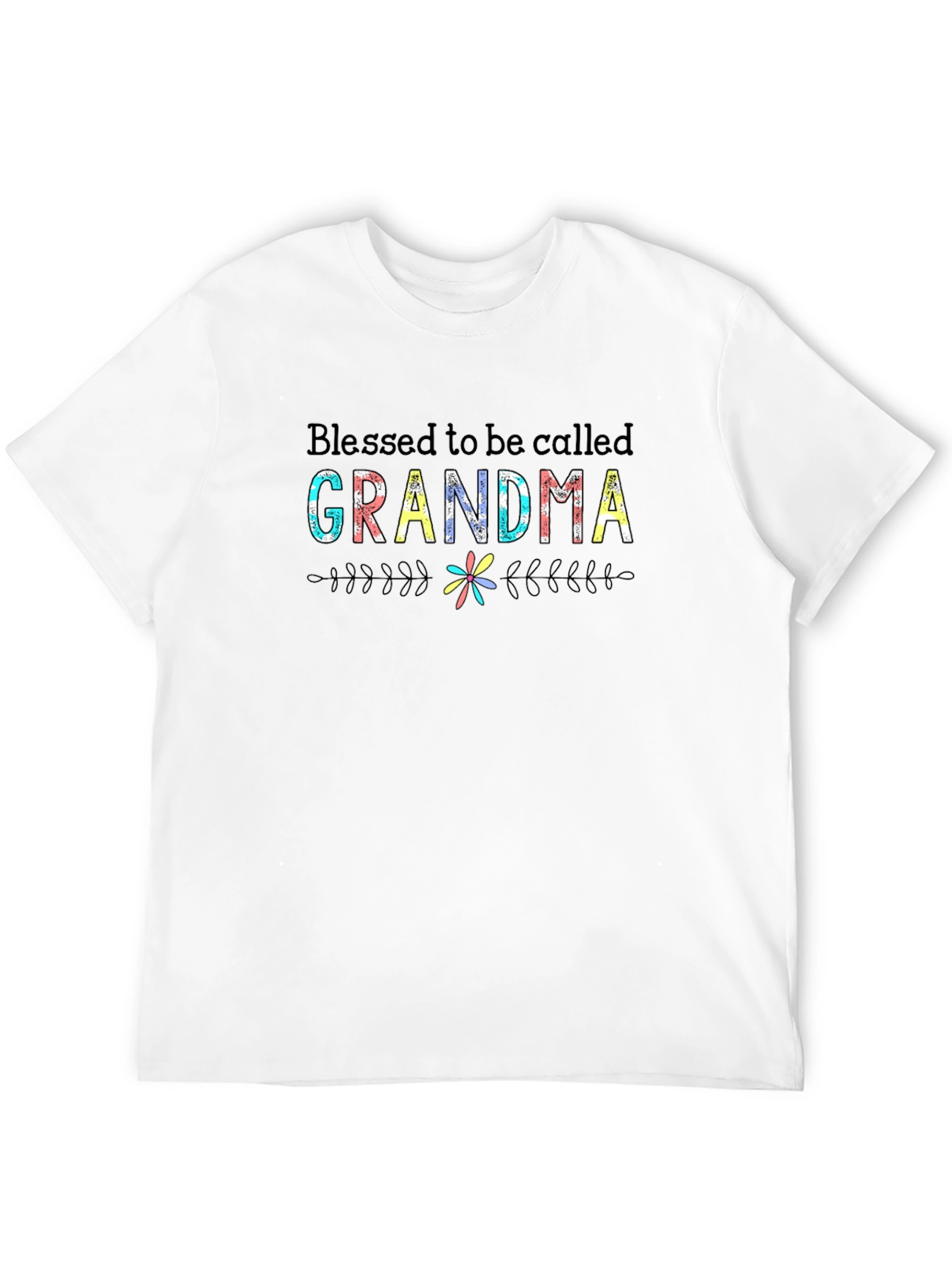 Camiseta Negra Blessed to be Called Grandma
