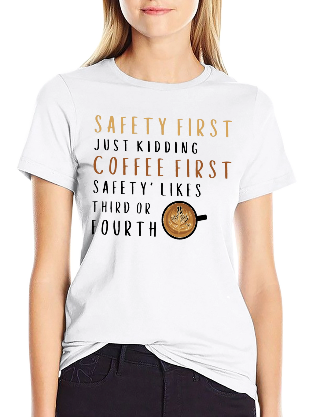 Camiseta Coffee First para Amantes del Café