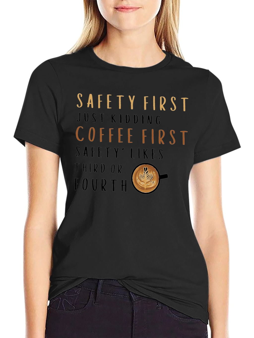 Camiseta Coffee First para Amantes del Café
