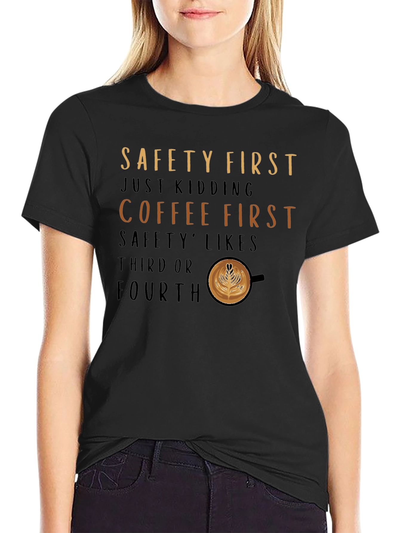 Camiseta Coffee First para Amantes del Café