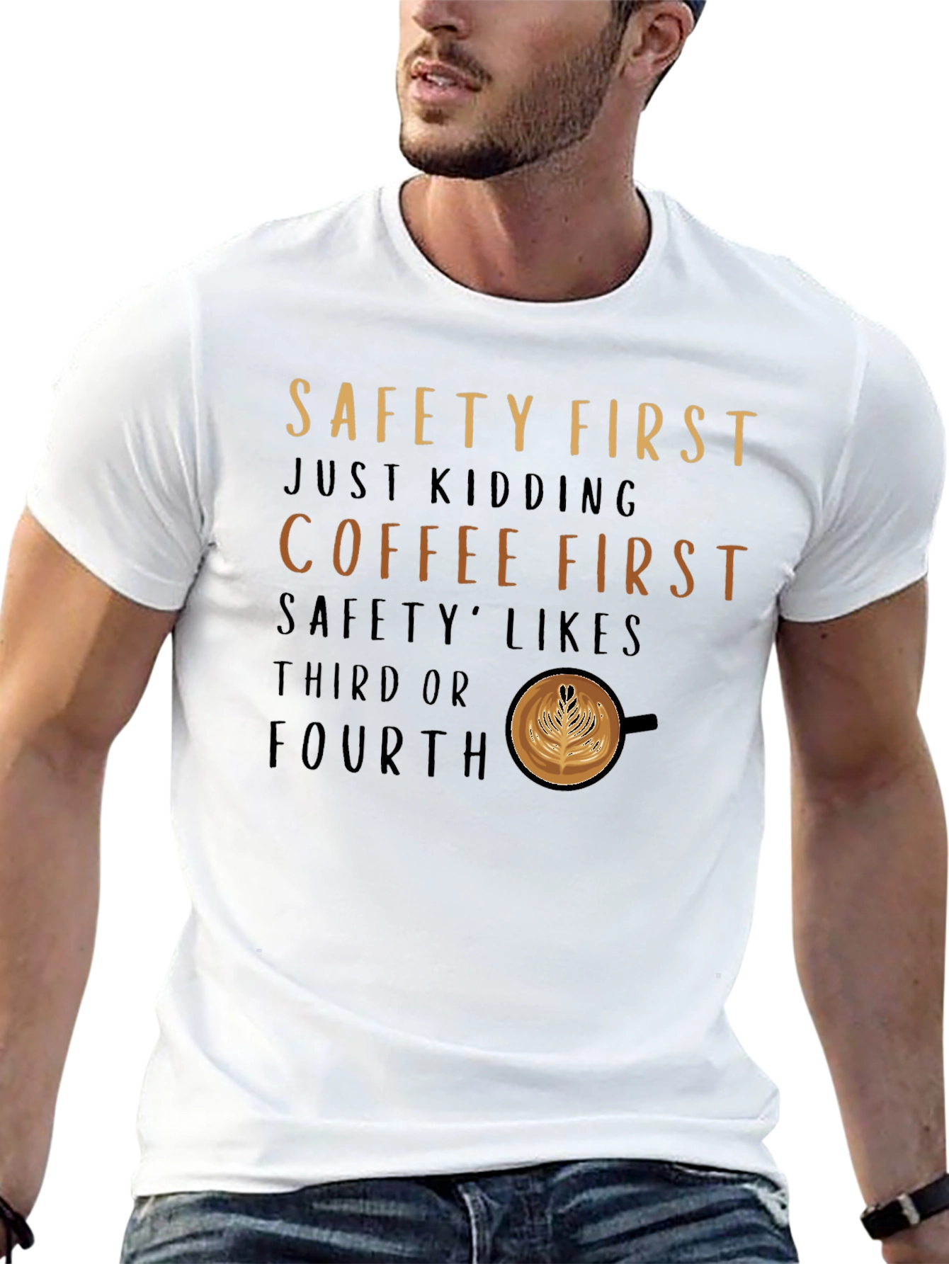 Camiseta Coffee First para Amantes del Café