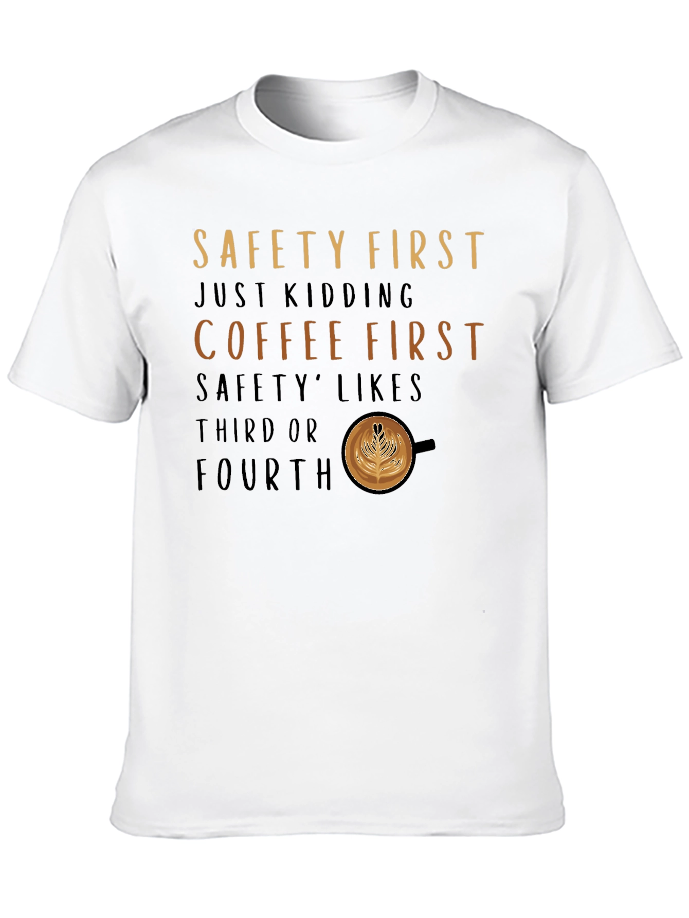 Camiseta Coffee First para Amantes del Café