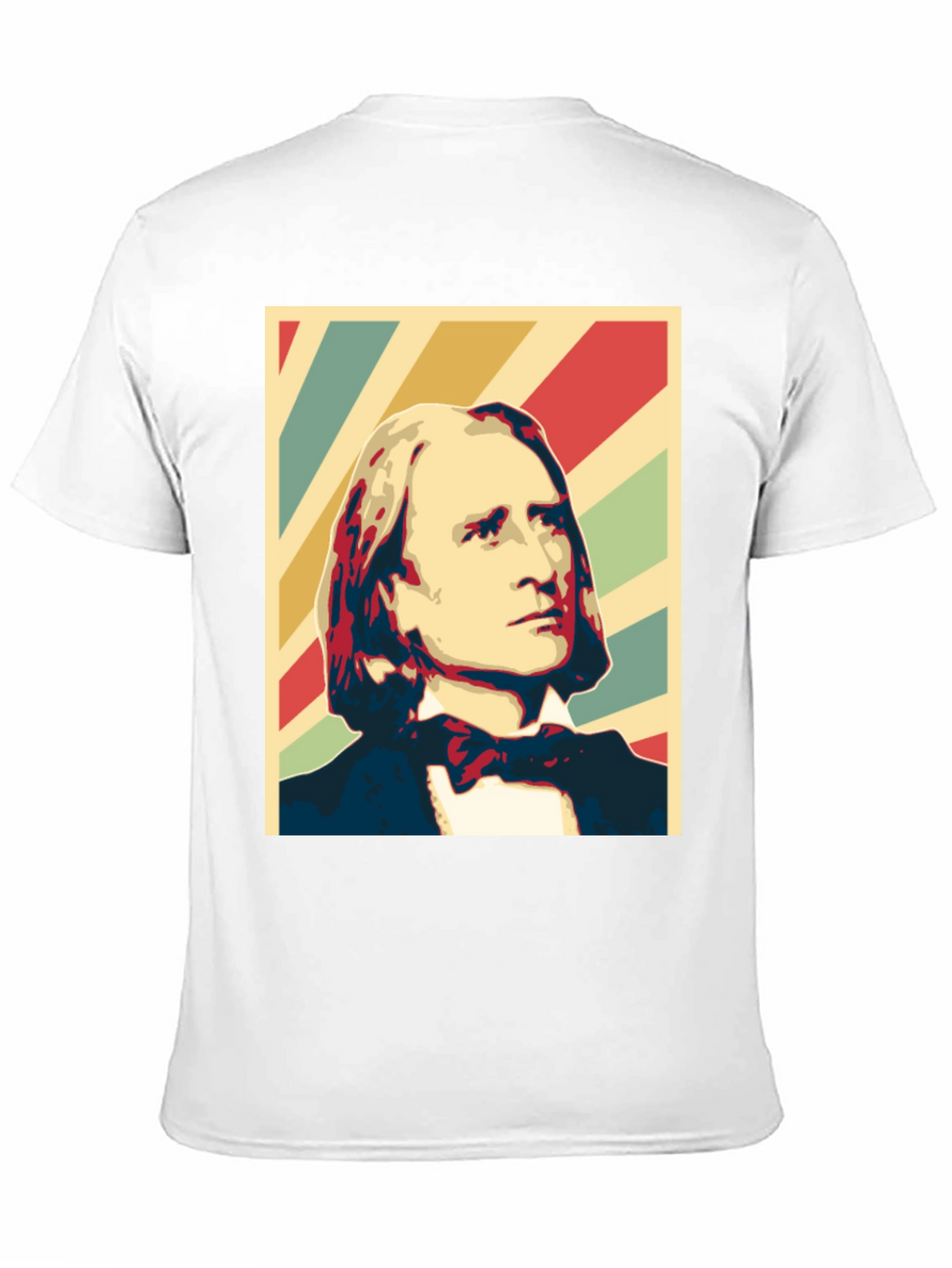 Camiseta Hombre Diseño Artístico Franz Liszt