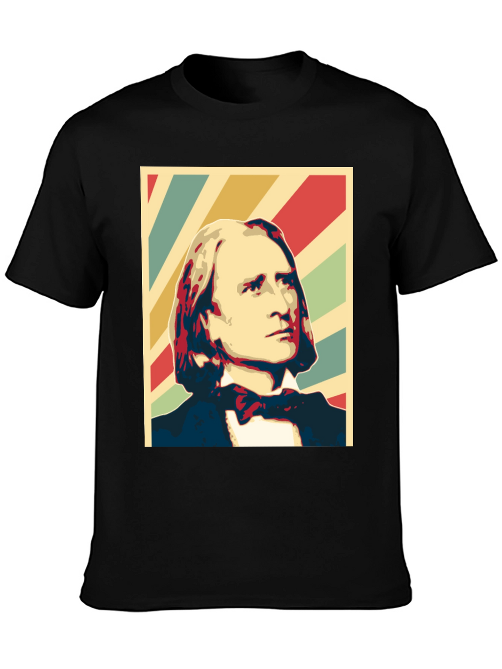Camiseta Hombre Diseño Artístico Franz Liszt