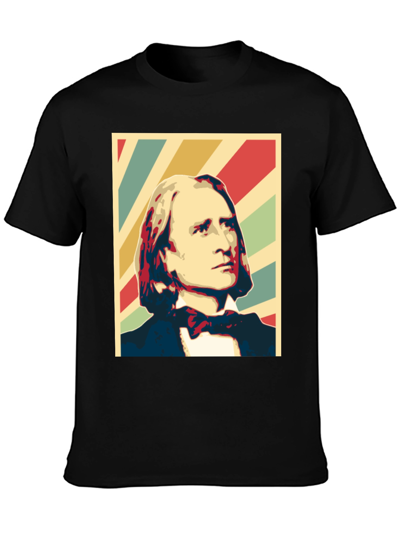 Camiseta Hombre Diseño Artístico Franz Liszt