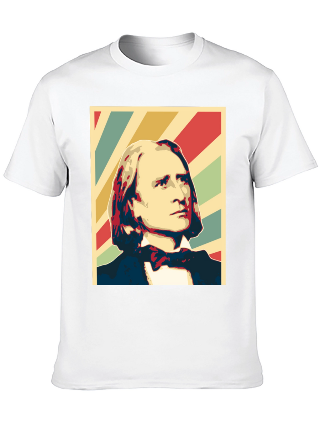 Camiseta Hombre Diseño Artístico Franz Liszt