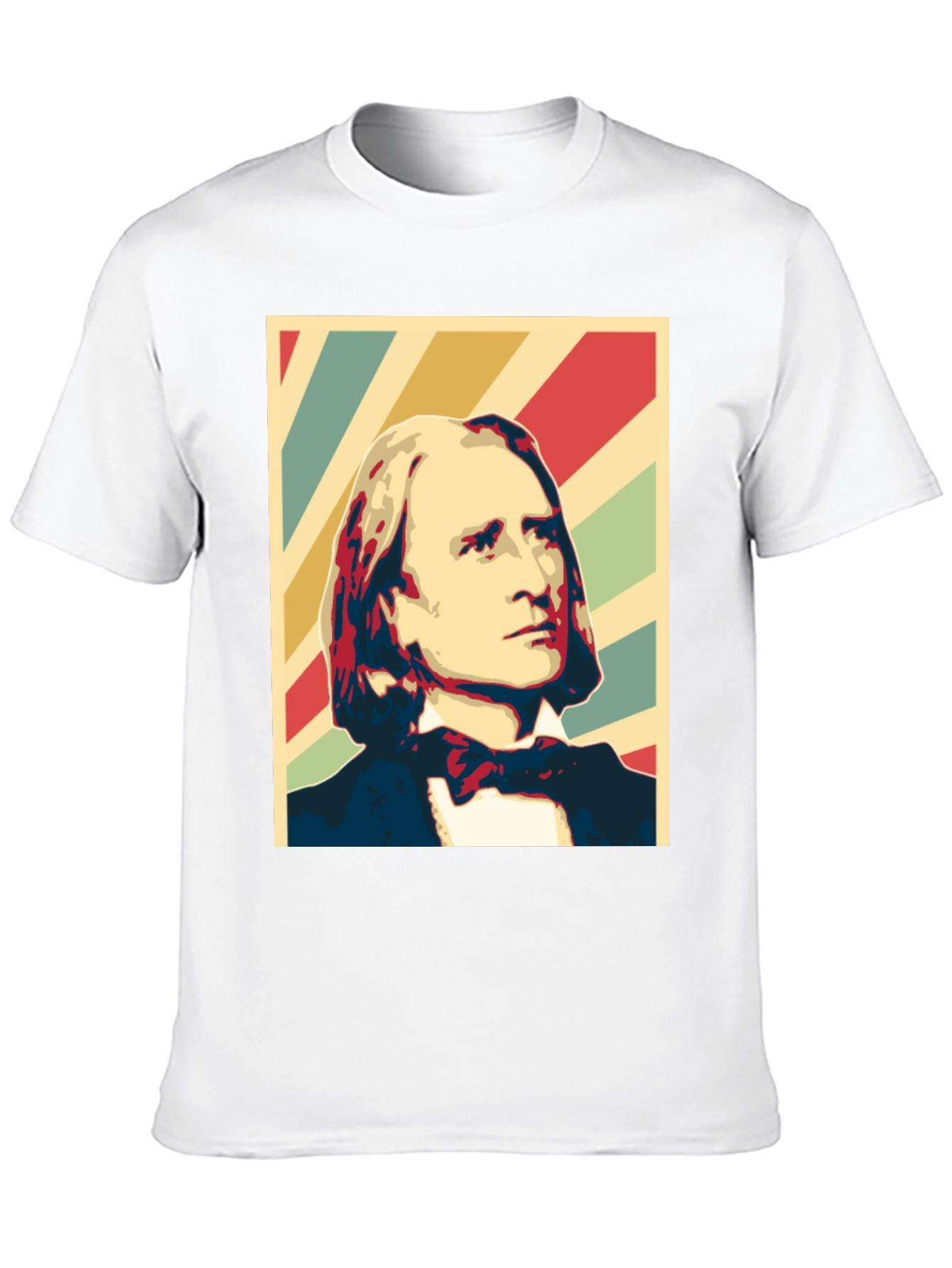 Camiseta Hombre Diseño Artístico Franz Liszt