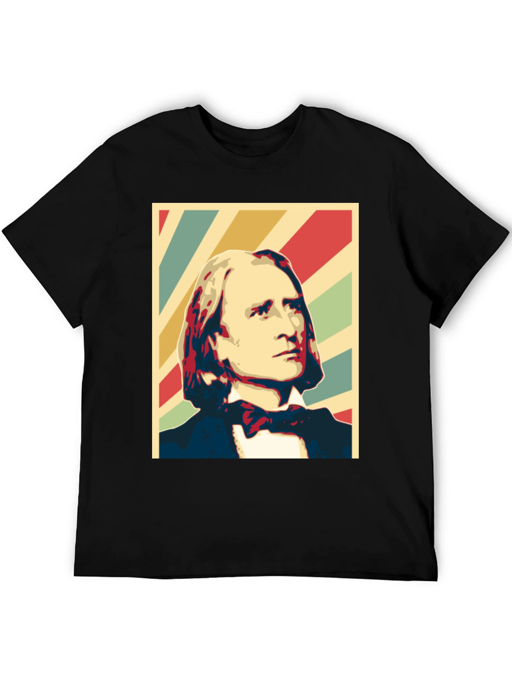 Camiseta Hombre Diseño Artístico Franz Liszt
