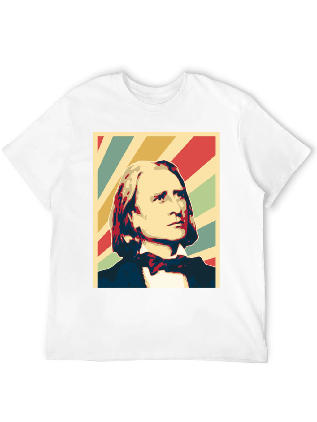 Camiseta Hombre Diseño Artístico Franz Liszt