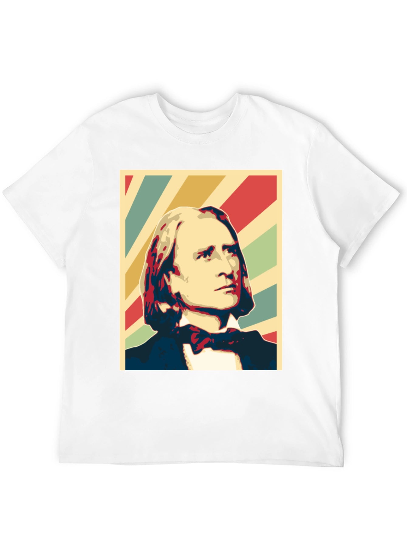 Camiseta Hombre Diseño Artístico Franz Liszt