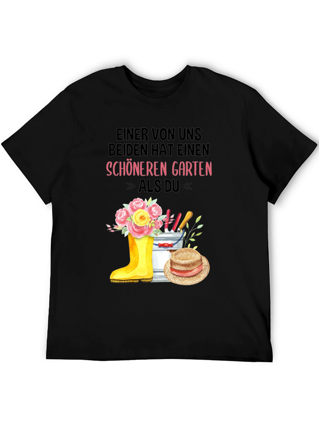 Camiseta Jardinería Divertida: Jardín Más Bonito