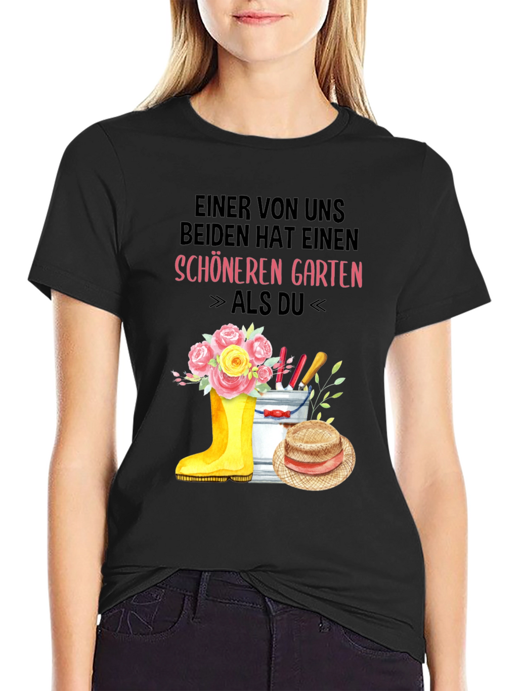 Camiseta Jardinería Divertida: Jardín Más Bonito