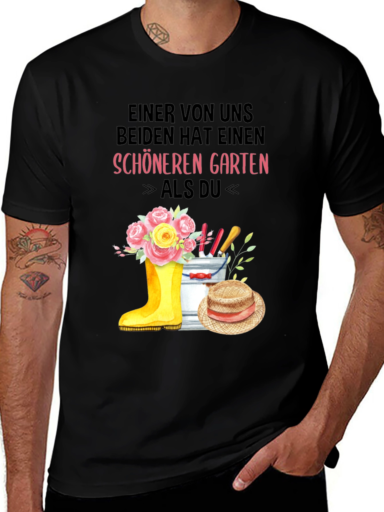 Camiseta Jardinería Divertida: Jardín Más Bonito