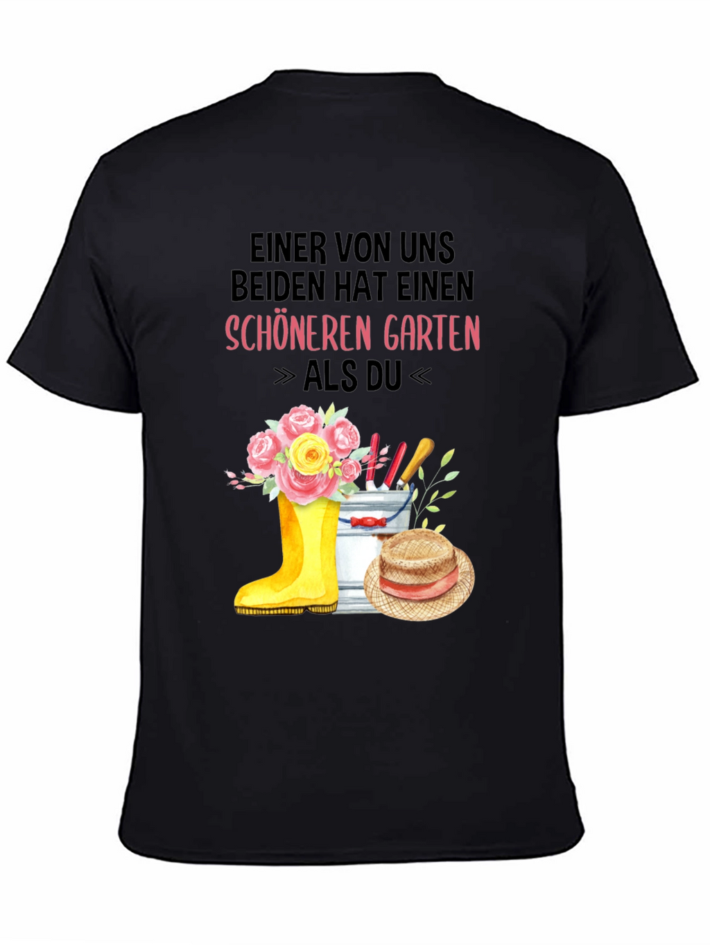 Camiseta Jardinería Divertida: Jardín Más Bonito