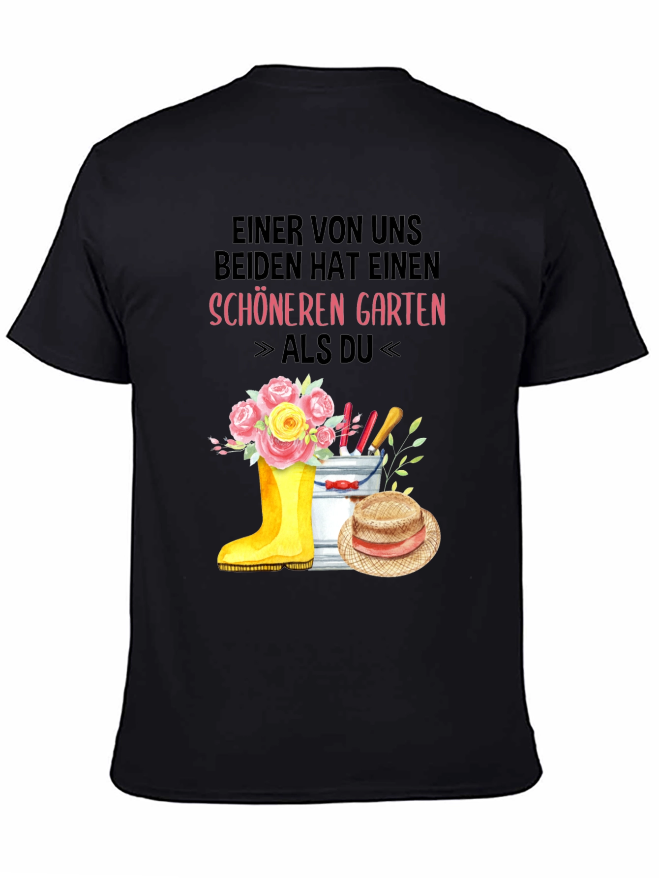 Camiseta Jardinería Divertida: Jardín Más Bonito