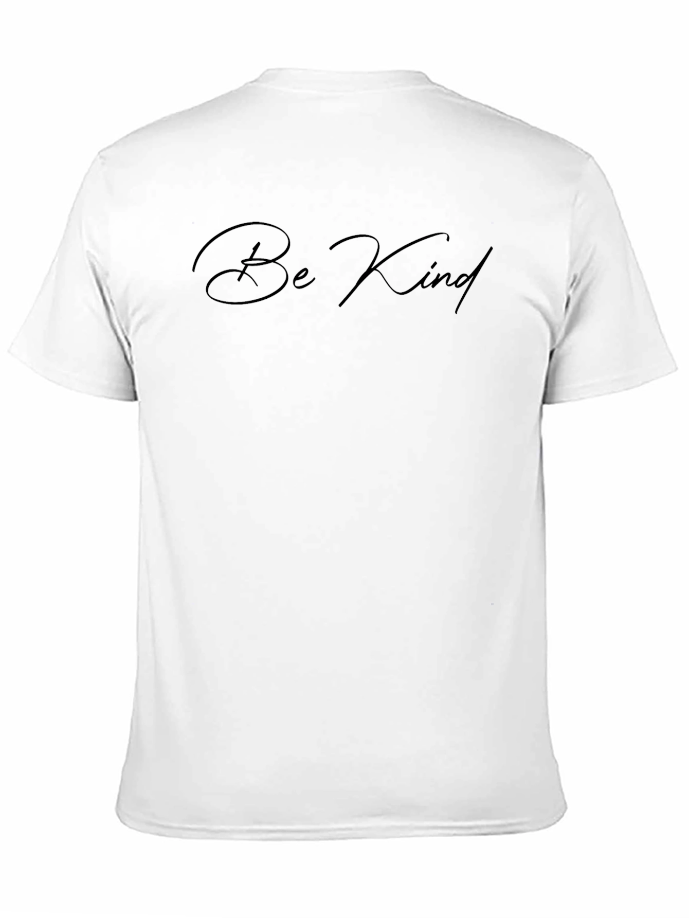 Camiseta Negra Be Kind para Hombre - Estilo y Mensaje Positivo