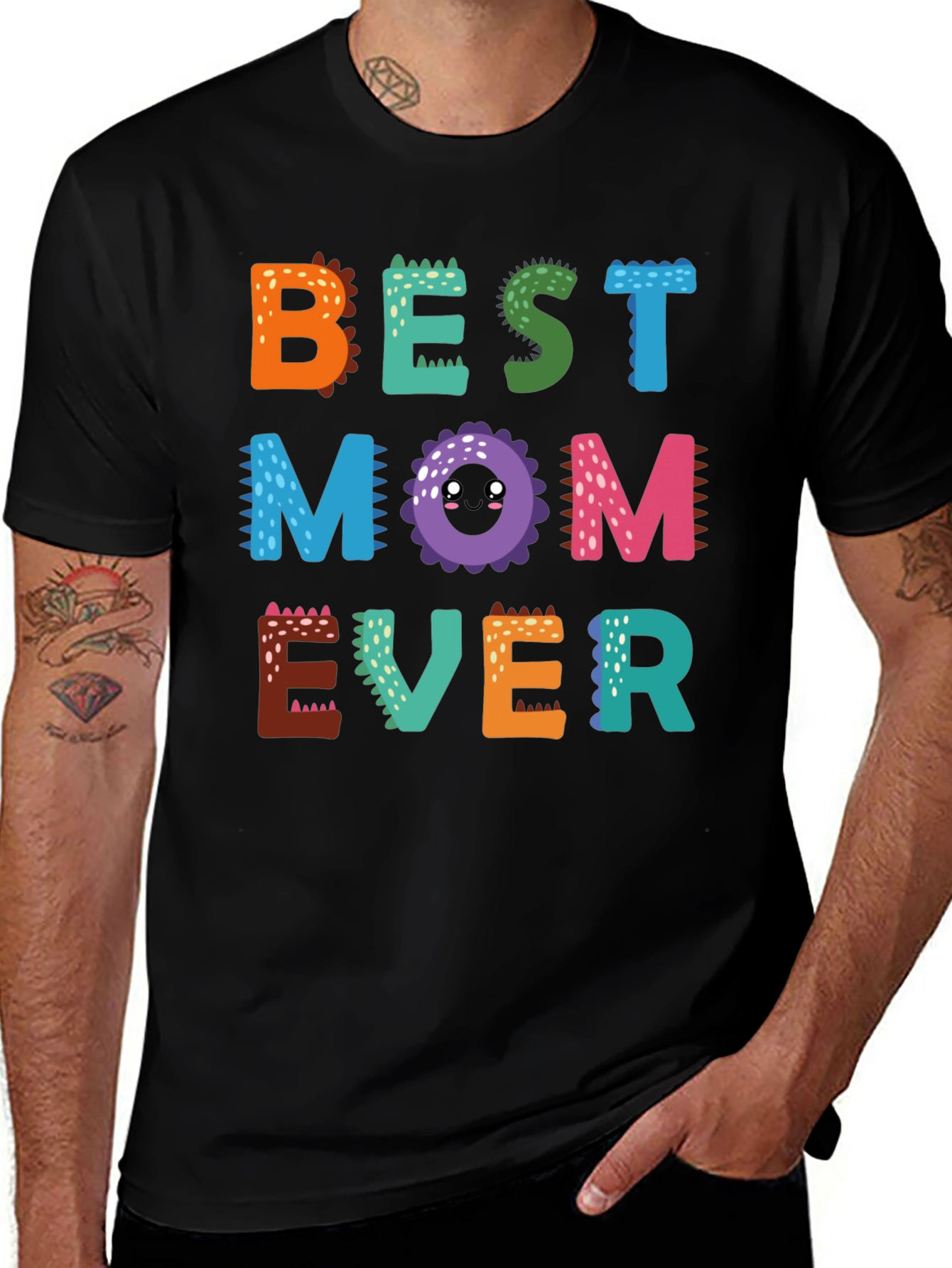 Camiseta Best Mom Ever Diseño Dinosaurio