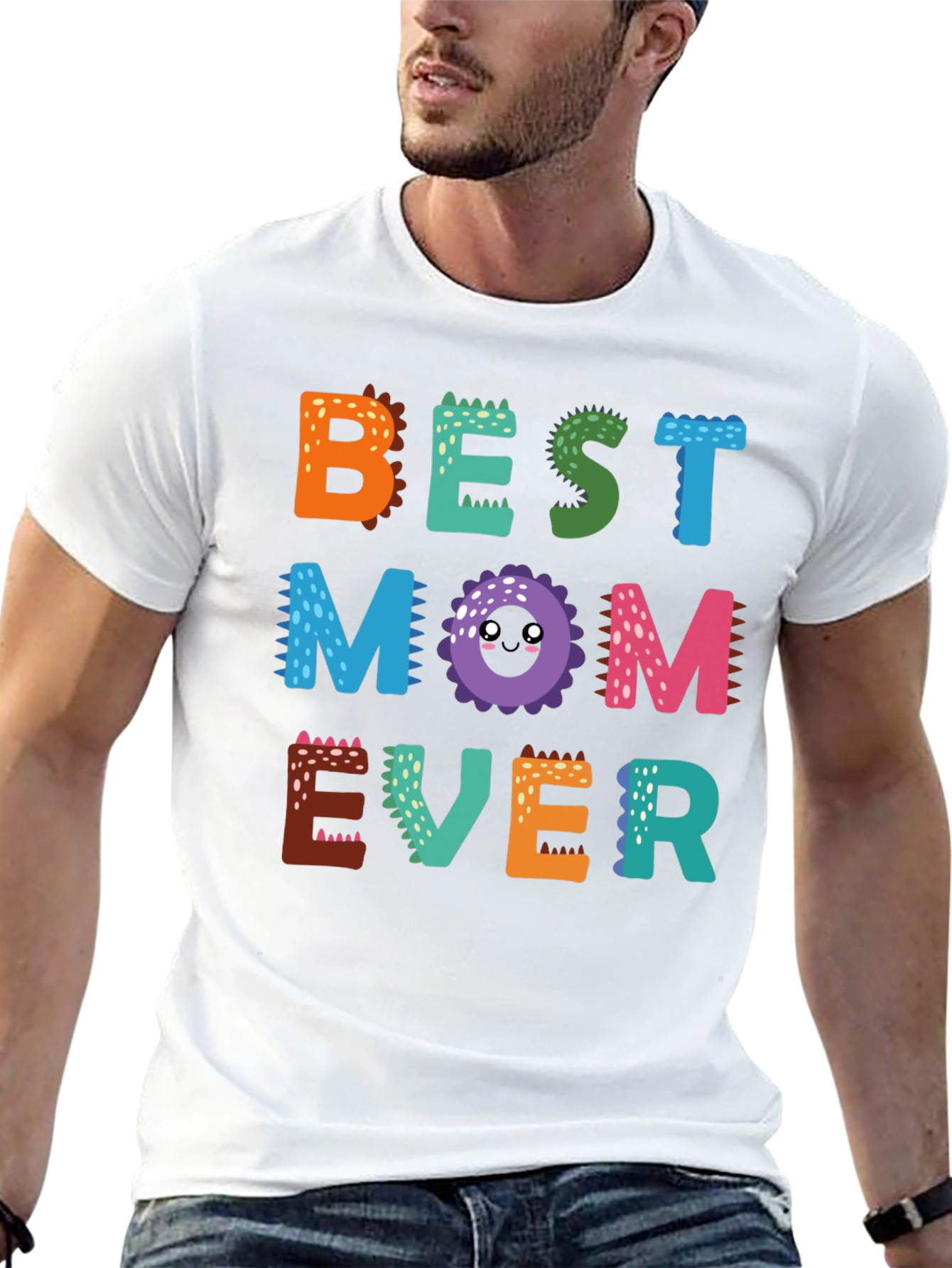 Camiseta Best Mom Ever Diseño Dinosaurio