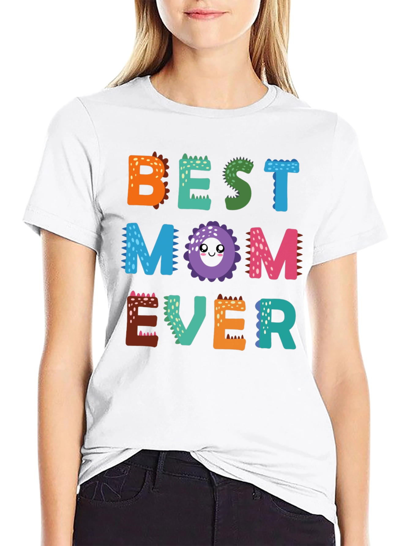 Camiseta Best Mom Ever Diseño Dinosaurio
