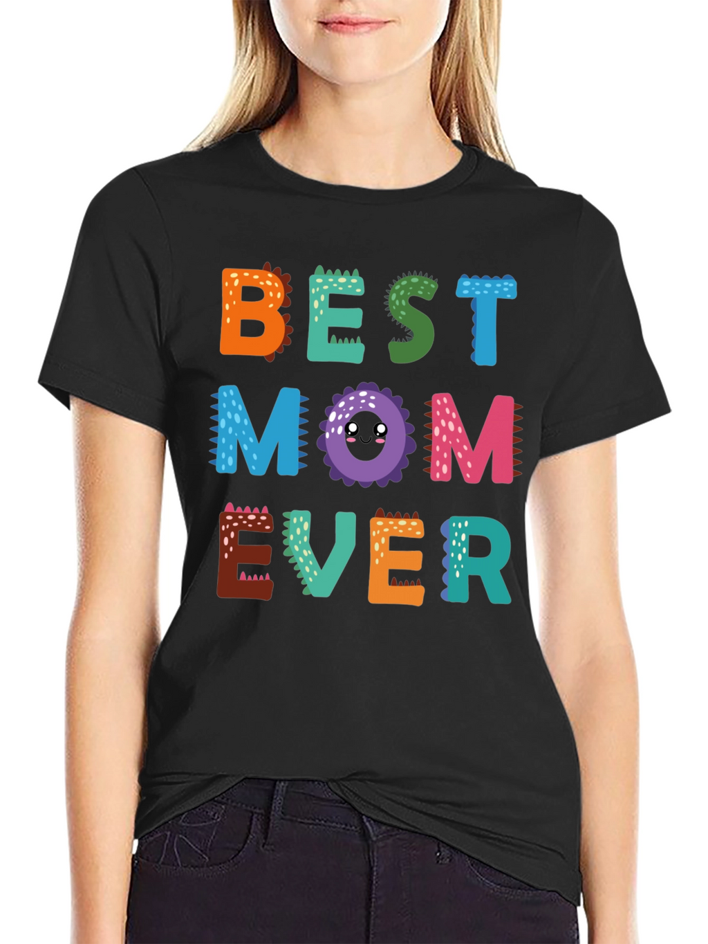 Camiseta Best Mom Ever Diseño Dinosaurio