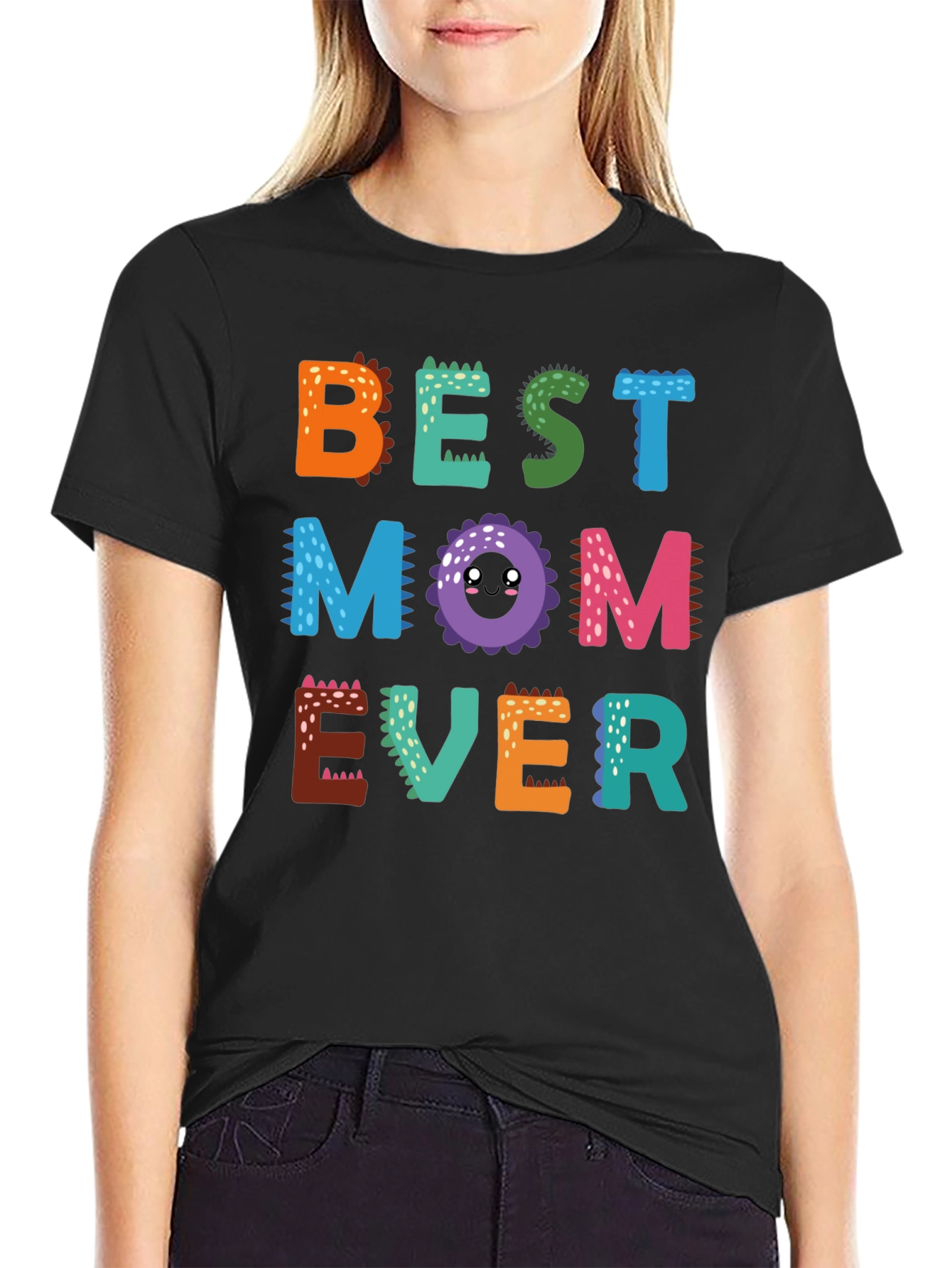 Camiseta Best Mom Ever Diseño Dinosaurio