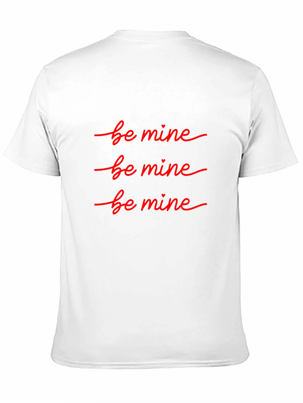 Camiseta Negra Be Mine - Estilo Romántico