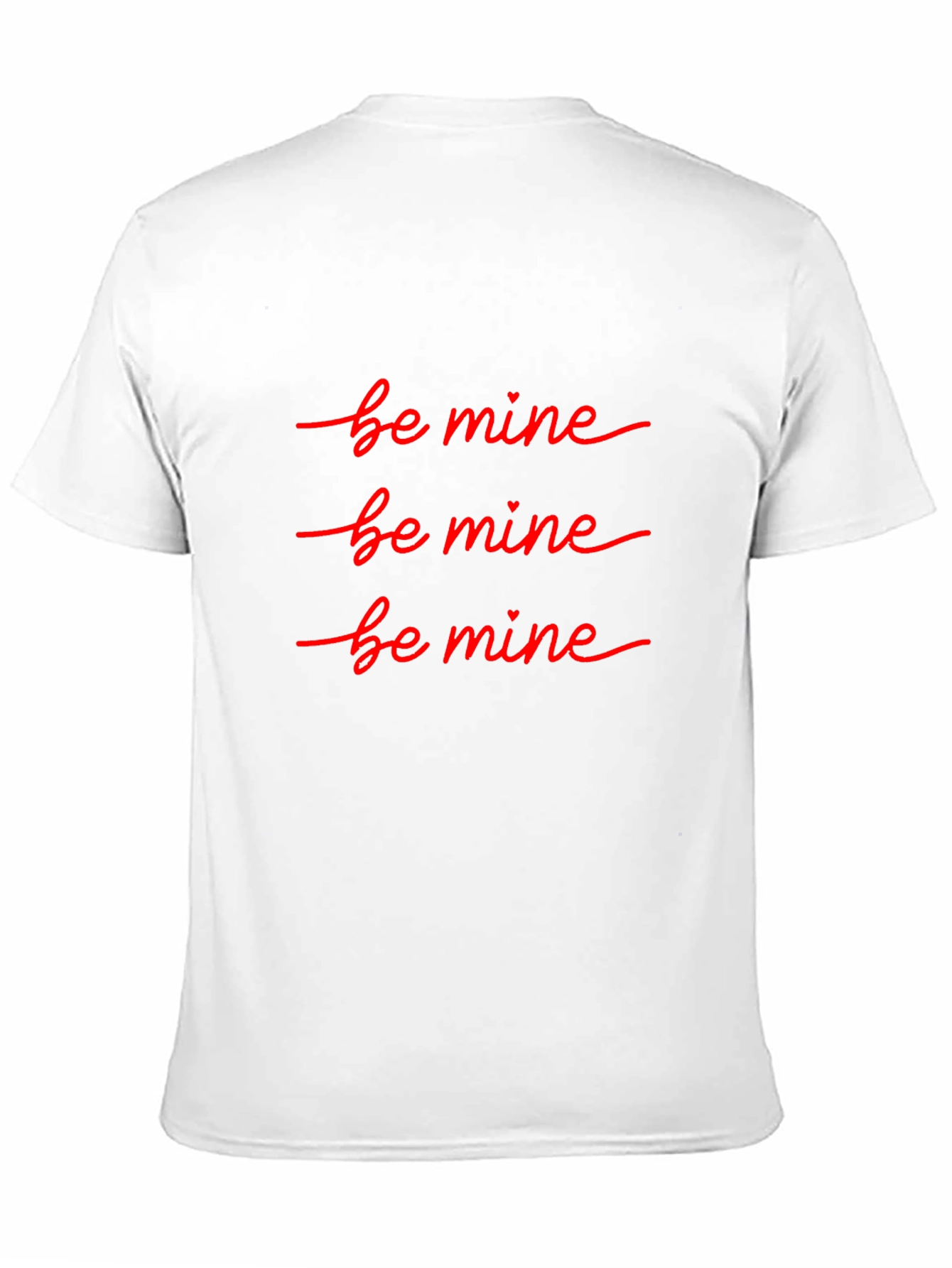 Camiseta Negra Be Mine - Estilo Romántico